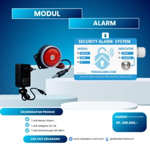 MODUL ALARM ( MODUL, ADAPTOR, & BUZZER )