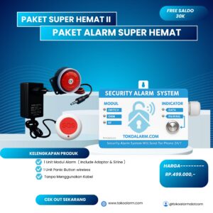 ALARM PAKET HEMAT 10 ( PANIC BUTTON )