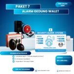 PAKET 7 DENGAN SENSOR BEAM KHUSUS ( ALARM GEDUNG WALET )